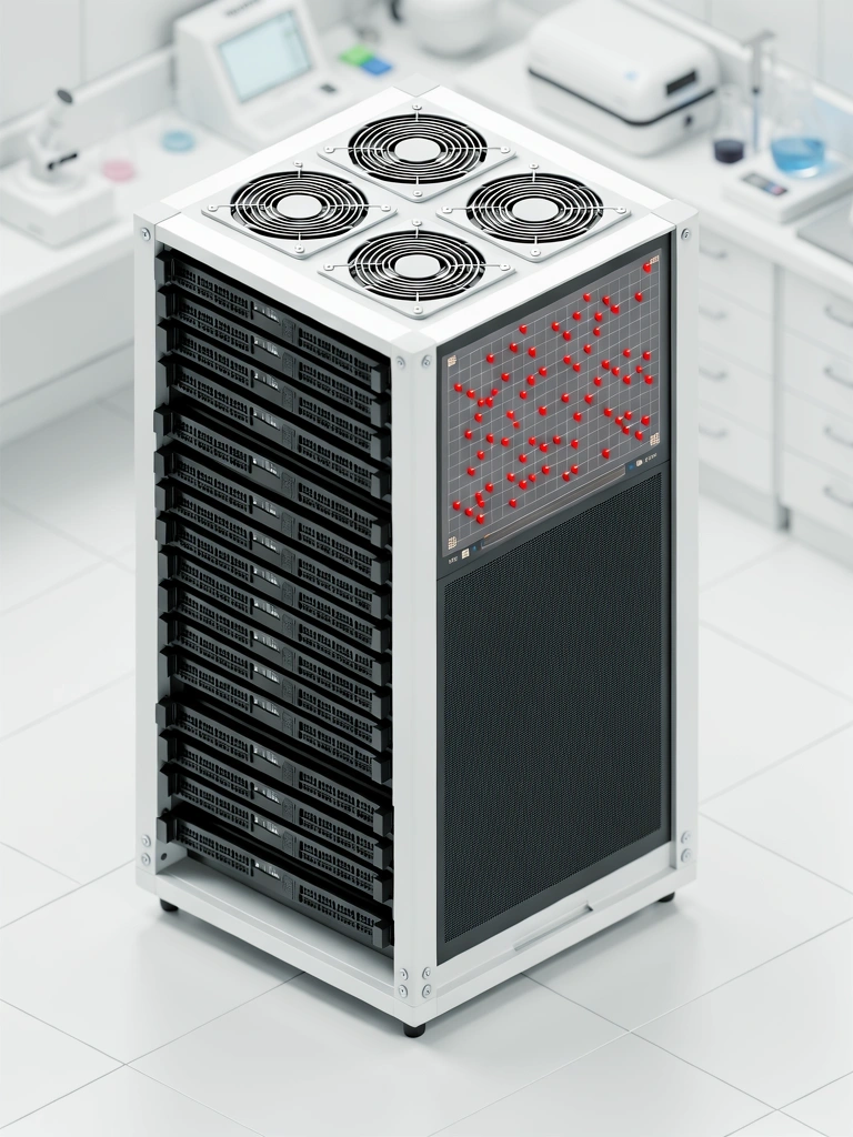 Technical server infrastructure representation
